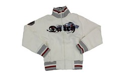 Felpa da bambino bianca Datch