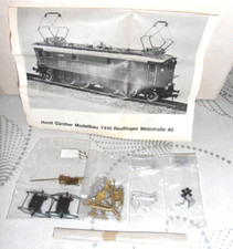 GUNTHER HO ART.B 116 "KIT AGGIUNTIVI LOCOMOTIVA E 16-07"DECAL BUONE CONDIZIONI