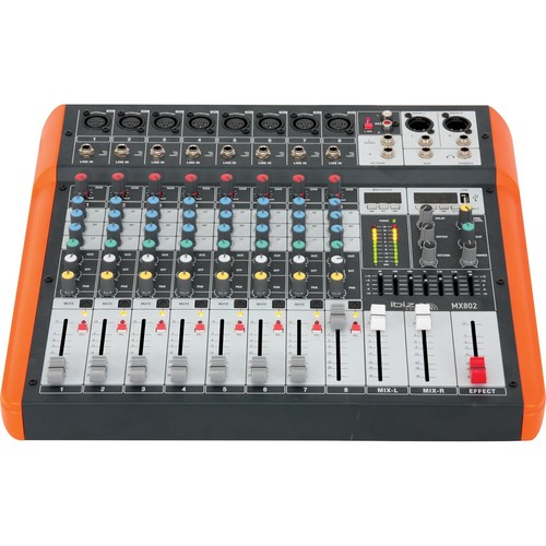 Mixer canali 8ch con usb - mixer,