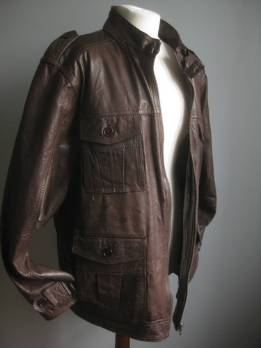 Giacca pelle uomo - pelle,