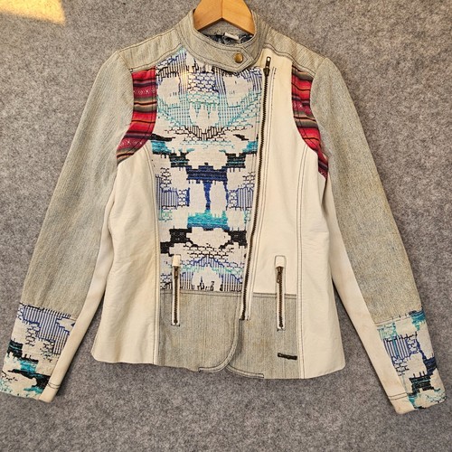 Giacca moto patchwork donna - donna, xs