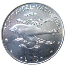 VATICAN CITY. 10 LIRE, 1974