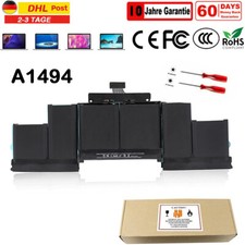 Batteria originale A1494 per Apple Macbook Pro 15" A1398 fine 2013 metà 2014 95Wh nuova
