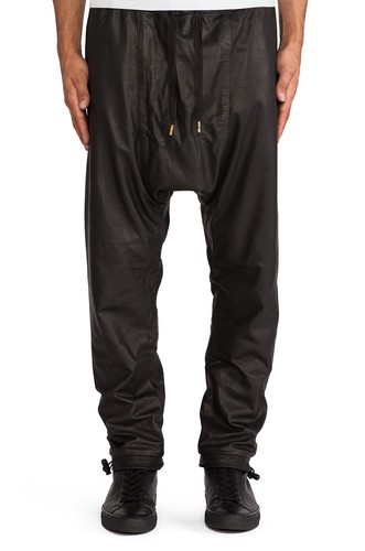 Pantalone pelle uomo - , elegante
