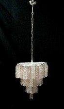 Lampadario tubi anni 1970 - ,