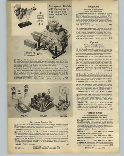 1972 carta pubblicitaria toy - 1972,