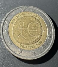 moneta da 2 EURO Rara con omino stilizzato espana 1999-2009