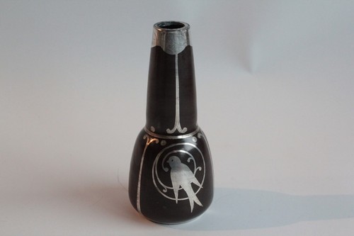 Piccolo vaso vetro smaltato - vetro,