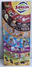 Insegna sanson gelati  Anno 2006 Tabella Vintage
