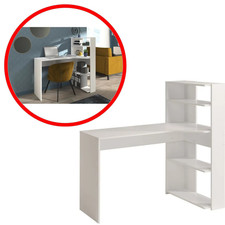 Scrivania angolare bianca