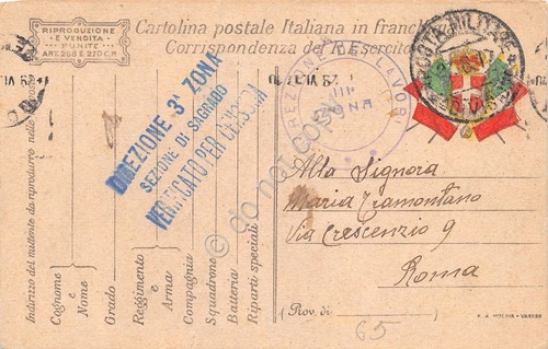 Regno 1917 cartolina postale - 1917,