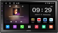 ATOTOLIFE A5L 7 Pollici Android Autoradio 2 DIN, CarPlay senza fili Android Auto