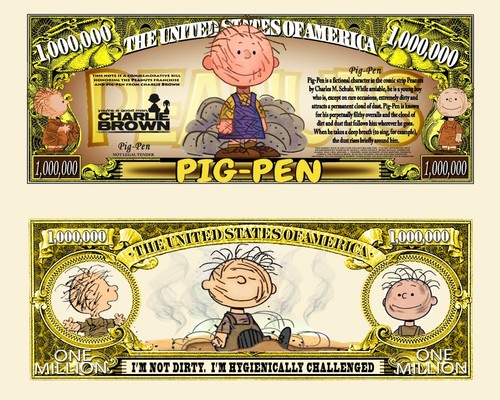 Pig pen banconota - pig-pen,