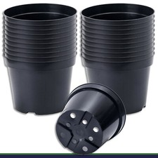 20 X Vaso Di Fiori 10 L Nero