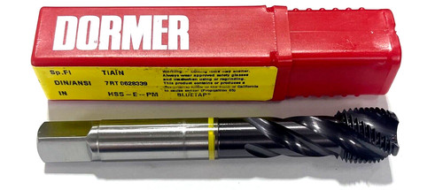 Dormer hss e pm - 5/8-18, spiral