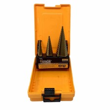 3 frese coniche in acciaio