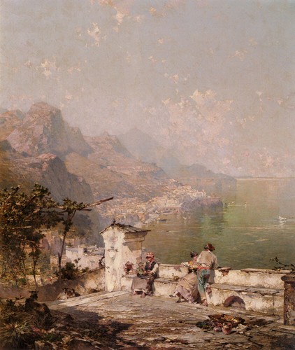 Dipinto olio paesaggio