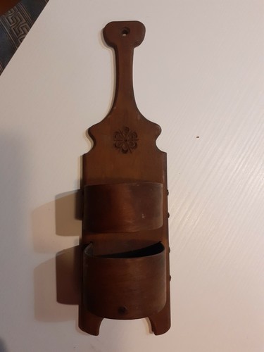 Vecchio portamestoli legno - legno,