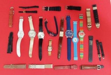 LOTTO BLOCCO STOCK DI OROLOGI CINTURINI FIBBIE ANSETTE A MOLLA