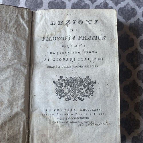 Libro antico lezioni di - lezioni,