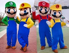 Costume Mascotte Super Luigi