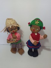 Antiche Bambole In Panno Lenci