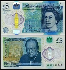 Gran Bretagna 5 sterline 2015