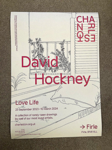 Poster mostra david hockney - mostra,
