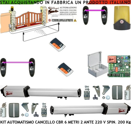 Cancello elettrico metri - 6,