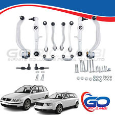 KIT COMPLETO 12 PEZZI BRACCI SOSPENSIONE ANTERIORE VW PASSAT 1.9 TDI 2001> 