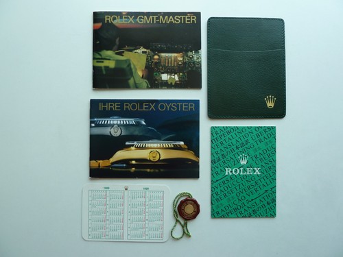 Rolex gmt master booklet set - set, 6