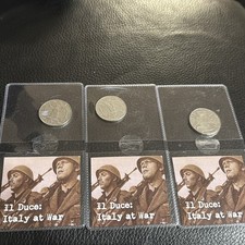 Lotto 3 WWII Italia 1 Lira –