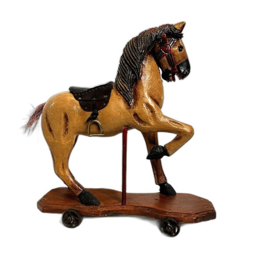 Giostra cavallo dondolo arte - giostra,