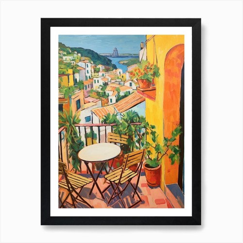 Positano italia dipinti - italia,