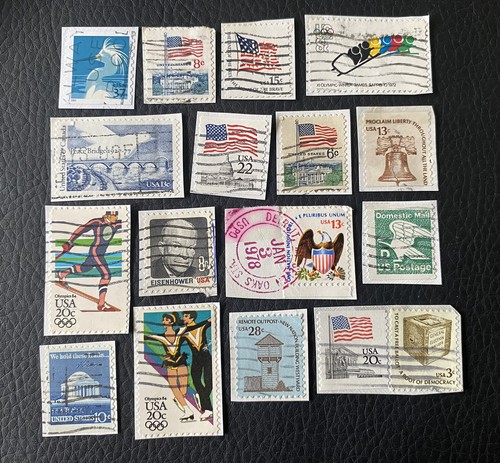 Lot timbres des - de, usa