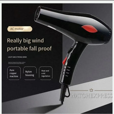 Asciugacapelli Professionale Da 2000W Parrucchiere Con 2 Velocità Phon Capelli