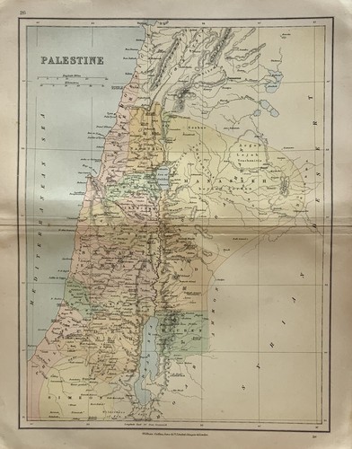 Stampa antica palestina - antica,