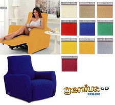 Genius - Copripoltrona Lounge bielastico - Misure da 65 a 100cm - Fantasia Color