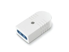 SCAME PRESA ELETTRICA VOLANTE MOBILE BIANCA 2P+T ITALIANO 10A 104.4011