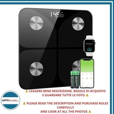 Bilancia digitale pesapersone FORYOND nera FG2317WB - SMART 13 MISURAZIONI