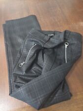 GUESS Pantalone a vita alta Donna Taglia S nero-grigio chiaro lucidi