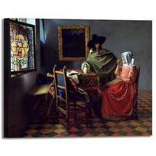 Vermeer bicchiere di vino