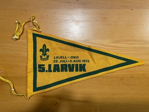 Old norwegian little flag - old,