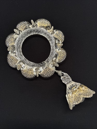 Anello pendente cm vetro - anello,