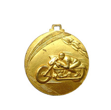 VECCHIA MEDAGLIA RADUNO MOTO CLUB OM BRESCIA MOTOCICLISMO M. MADDALENA 1956