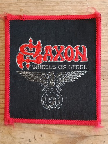 Vintage rare saxon patch - saxon,