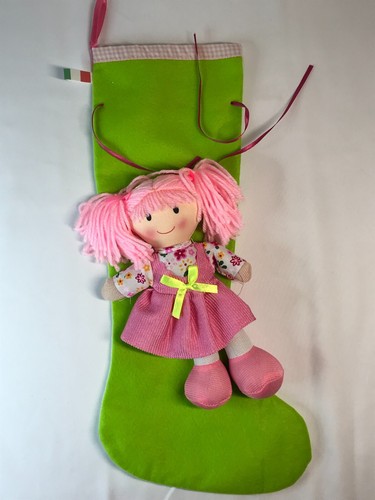 Calza befana natale bambola - natale,