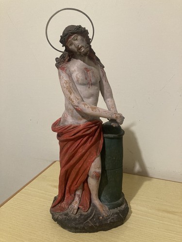 Vecchio cristo terracotta - vecchio,