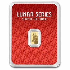 Lingotto oro anno lunare - , del