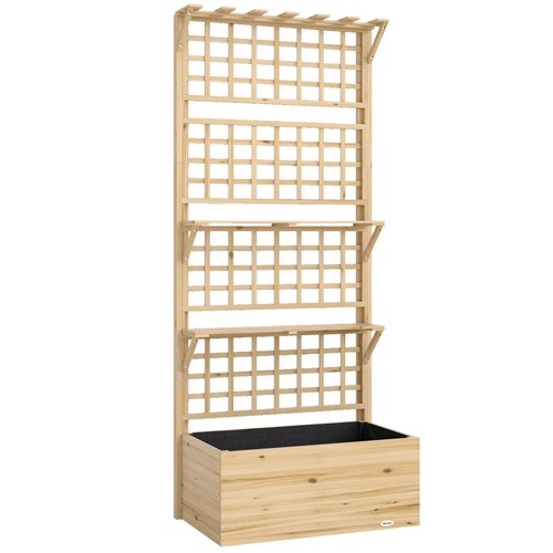 Fioriera rialzata legno - fioriera, con